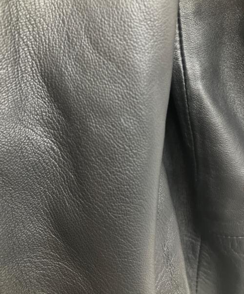 ZARA（ザラ）ZARA (ザラ) ラムレザーライダースジャケット ブラック サイズ:Sの古着・服飾アイテム