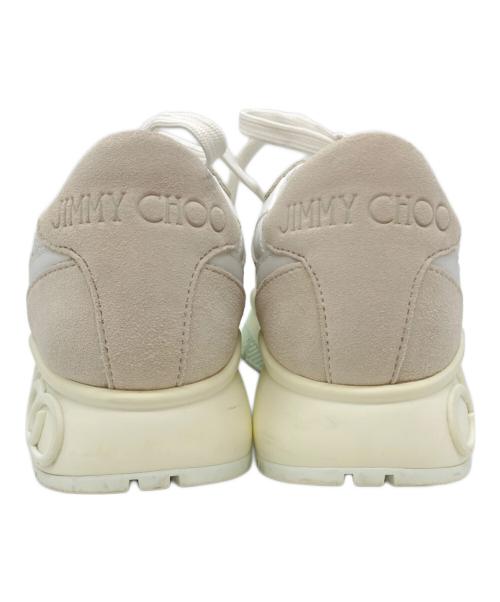 JIMMY CHOO（ジミーチュウ）JIMMY CHOO (ジミーチュウ) スニーカー　LANDON ホワイト サイズ:38の古着・服飾アイテム