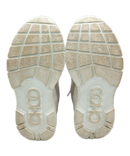 JIMMY CHOO（ジミーチュウ）JIMMY CHOO (ジミーチュウ) スニーカー　LANDON ホワイト サイズ:38の古着・服飾アイテム