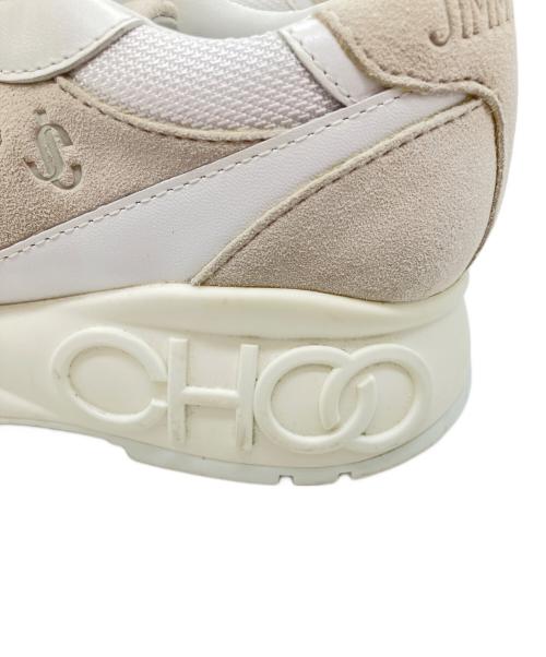 JIMMY CHOO（ジミーチュウ）JIMMY CHOO (ジミーチュウ) スニーカー　LANDON ホワイト サイズ:38の古着・服飾アイテム