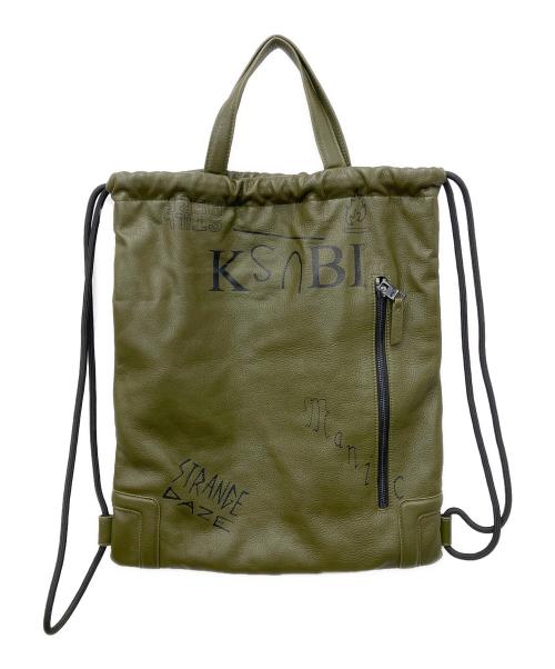 Ksubi（スビ）Ksubi (スビ) カウハイドナップサック オリーブの古着・服飾アイテム
