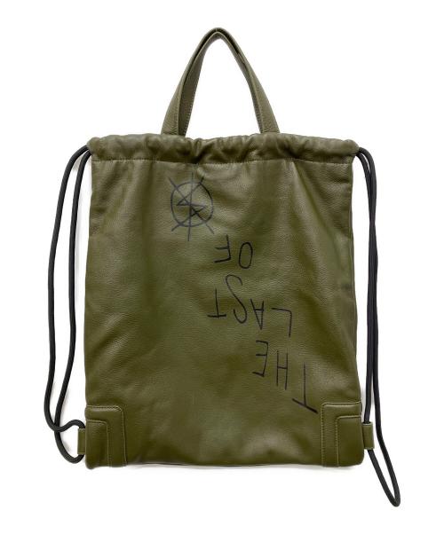 Ksubi（スビ）Ksubi (スビ) カウハイドナップサック オリーブの古着・服飾アイテム