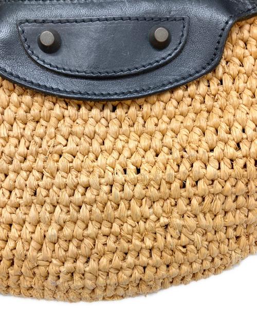 BALENCIAGA（バレンシアガ）BALENCIAGA (バレンシアガ) PANIER TOTE BAG XS ベージュ×ブラックの古着・服飾アイテム