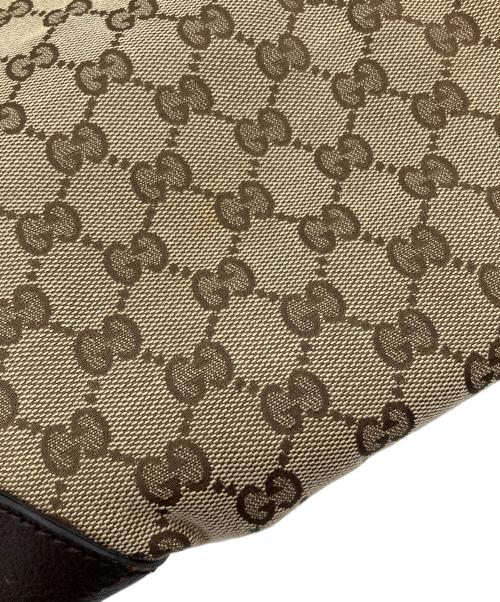 GUCCI（グッチ）GUCCI (グッチ) GGキャンバストートバッグ ブラウンの古着・服飾アイテム