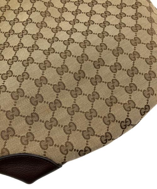 GUCCI（グッチ）GUCCI (グッチ) GGキャンバストートバッグ ブラウンの古着・服飾アイテム