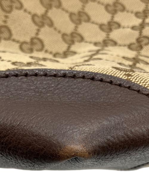 GUCCI（グッチ）GUCCI (グッチ) GGキャンバストートバッグ ブラウンの古着・服飾アイテム