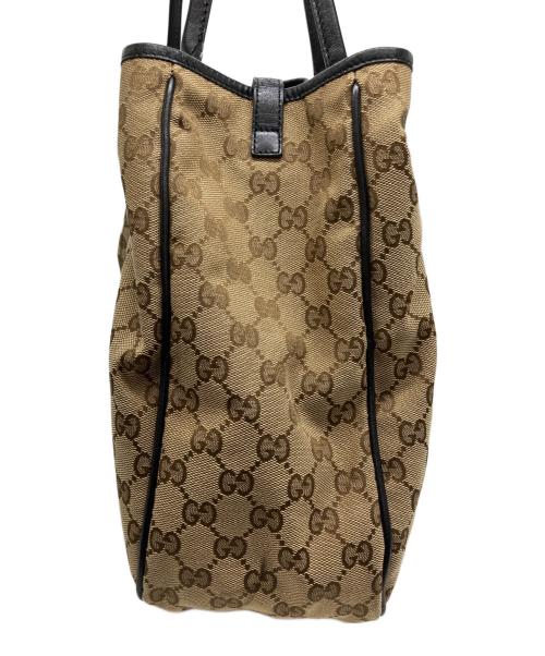 GUCCI（グッチ）GUCCI (グッチ) GGツインズトートバッグ ブラウンの古着・服飾アイテム