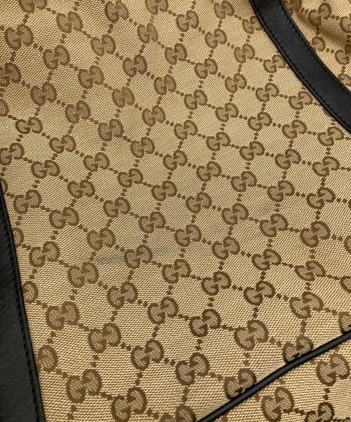 GUCCI（グッチ）GUCCI (グッチ) GGツインズトートバッグ ブラウンの古着・服飾アイテム