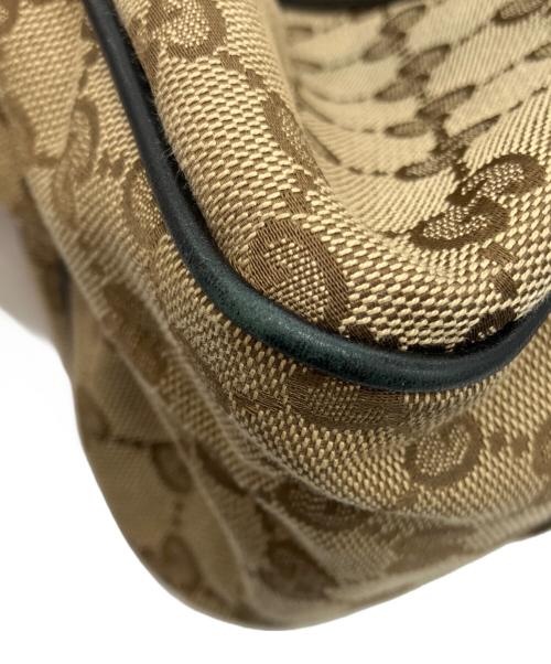 GUCCI（グッチ）GUCCI (グッチ) GGツインズトートバッグ ブラウンの古着・服飾アイテム
