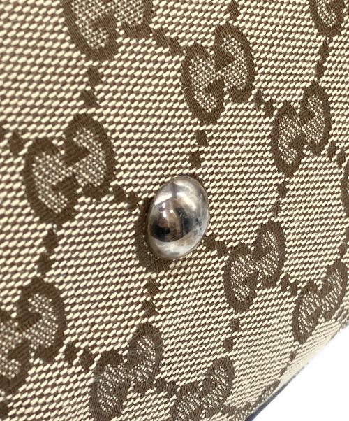 GUCCI（グッチ）GUCCI (グッチ) GGツインズトートバッグ ブラウンの古着・服飾アイテム