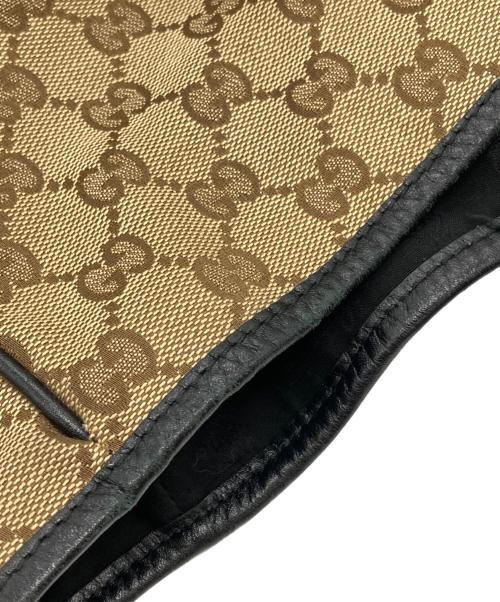 GUCCI（グッチ）GUCCI (グッチ) GGツインズトートバッグ ブラウンの古着・服飾アイテム