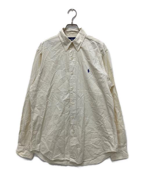 RALPH LAUREN（ラルフローレン）RALPH LAUREN (ラルフローレン) コットンシャツ ベージュ サイズ:Mの古着・服飾アイテム