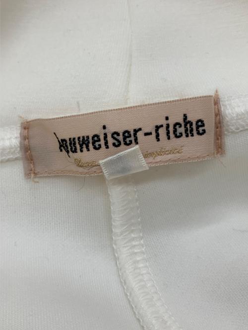 Apuweiser-riche（アプワイザーリッシェ）Apuweiser-riche (アプワイザーリッシェ) カラーフードプルオーバーパーカー ホワイト サイズ:Mの古着・服飾アイテム