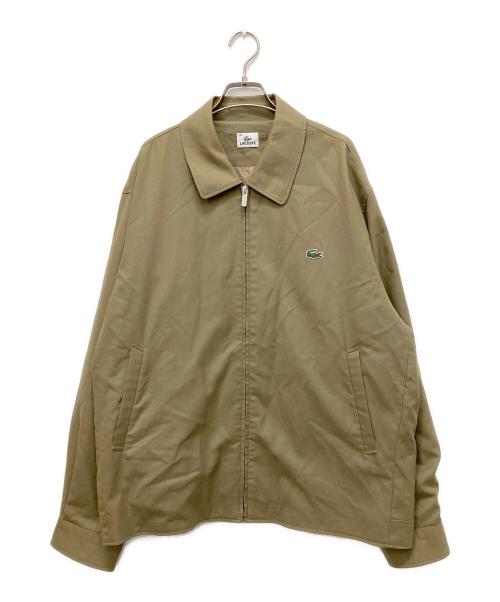 LACOSTE（ラコステ）LACOSTE (ラコステ) ジップブルゾン ベージュ サイズ:表記なしの古着・服飾アイテム