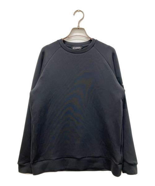 DESCENTE ALLTERRAIN（デザイント オルテライン）Descente ALLTERRAIN (デザイント オルテライン) ラグランカットソー ブラック サイズ:Sの古着・服飾アイテム