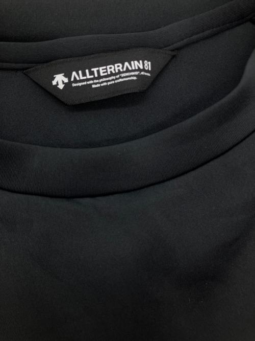 DESCENTE ALLTERRAIN（デザイント オルテライン）Descente ALLTERRAIN (デザイント オルテライン) ラグランカットソー ブラック サイズ:Sの古着・服飾アイテム