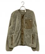 L.L.Beanエルエルビーン）の古着「ハイパイルフリーススナップジャケット」｜オリーブ