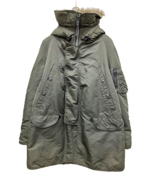 ALPHA（アルファ）ALPHA (アルファ) フライトジャケット グリーン サイズ:Sの古着・服飾アイテム