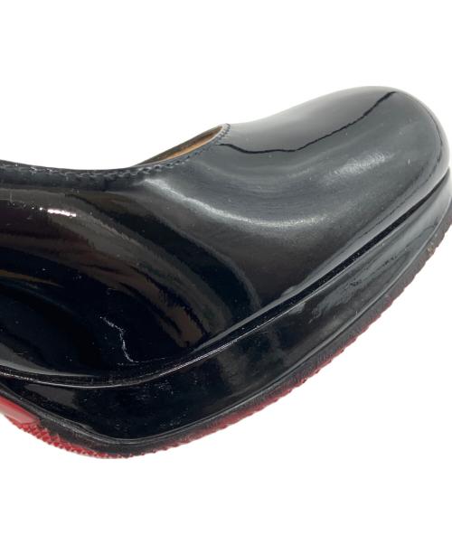 Christian Louboutin（クリスチャン・ルブタン）Christian Louboutin (クリスチャン・ルブタン) エナメルヒールパンプス ブラック サイズ:36.5の古着・服飾アイテム