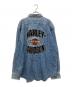 HARLEY-DAVIDSON (ハーレーダビッドソン) デニムシャツ インディゴ サイズ:L：5000円