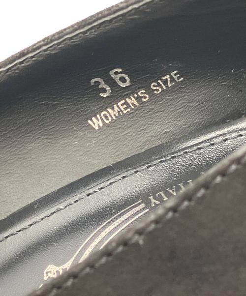 TOD'S（トッズ）TOD'S (トッズ) スウェードヒールパンプス ブラック サイズ:36の古着・服飾アイテム