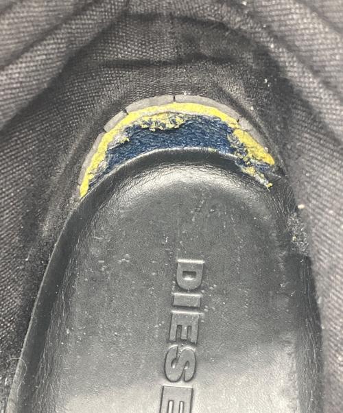 DIESEL（ディーゼル）DIESEL (ディーゼル) ハイカットスニーカー ブラック サイズ:26.5㎝の古着・服飾アイテム