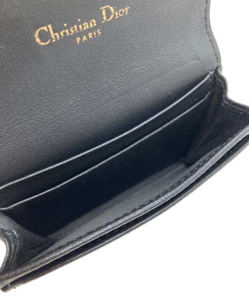 Christian Dior（クリスチャン ディオール）Christian Dior (クリスチャン ディオール) サドルカードホルダー ブラックの古着・服飾アイテム