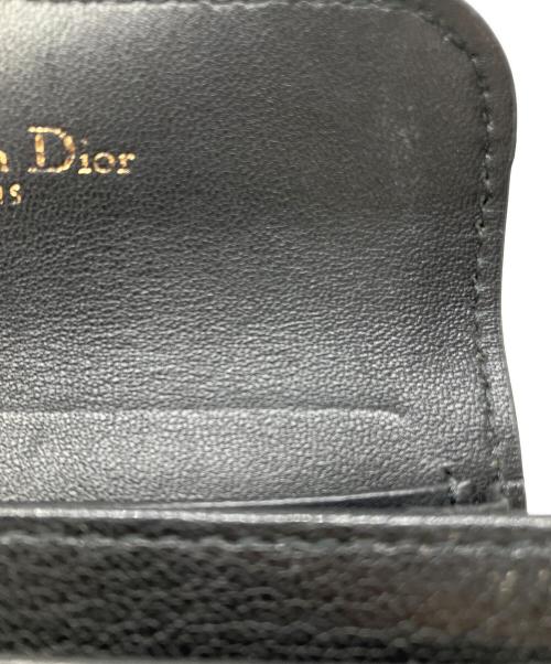 Christian Dior（クリスチャン ディオール）Christian Dior (クリスチャン ディオール) サドルカードホルダー ブラックの古着・服飾アイテム