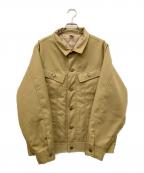 COMFORTABLE REASONコンフォータブルリーズン）の古着「Daily Trucker Jacket」｜ベージュ