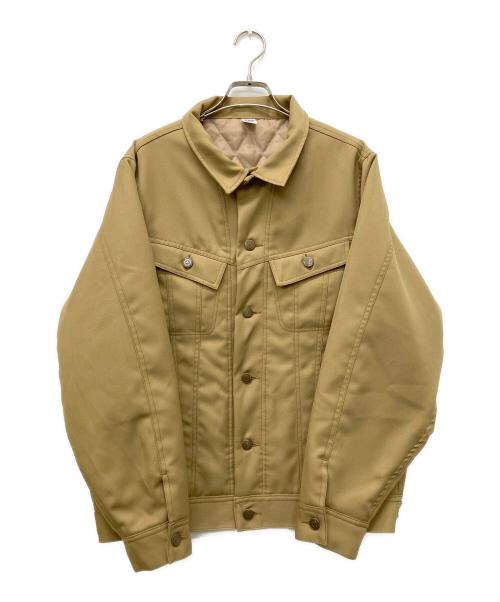 COMFORTABLE REASON（コンフォータブルリーズン）COMFORTABLE REASON (コンフォータブルリーズン) Daily Trucker Jacket ベージュ サイズ:Mの古着・服飾アイテム