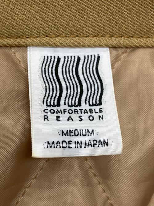 COMFORTABLE REASON（コンフォータブルリーズン）COMFORTABLE REASON (コンフォータブルリーズン) Daily Trucker Jacket ベージュ サイズ:Mの古着・服飾アイテム