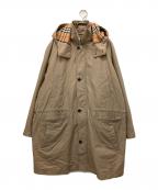 Burberry'sバーバリーズ）の古着「ライナー付きフーデッドコート」｜ベージュ