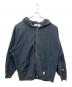 Champion（チャンピオン）の古着「REVERSE WEAVE R ZIP UP HOODIE」｜ブラック