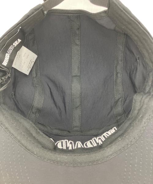 WIND AND SEA（ウィンダンシー）WIND AND SEA (ウィンダンシー) BIG LOGO JET CAP ブラック 未使用品の古着・服飾アイテム