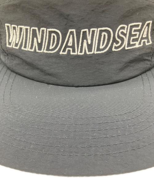 WIND AND SEA（ウィンダンシー）WIND AND SEA (ウィンダンシー) BIG LOGO JET CAP ブラック 未使用品の古着・服飾アイテム