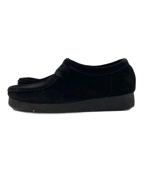 CLARKS ORIGINALS（クラークス オリジナルズ）Clarks Originals (クラークス オリジナルズ) ワラビースウェードシューズ ブラック サイズ:23.5cmの古着・服飾アイテム