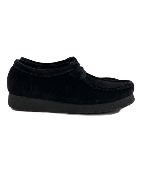 CLARKS ORIGINALS（クラークス オリジナルズ）Clarks Originals (クラークス オリジナルズ) ワラビースウェードシューズ ブラック サイズ:23.5cmの古着・服飾アイテム