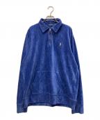 POLO RALPH LAURENポロ・ラルフローレン）の古着「ハーフジップコーデュロイ」｜ネイビー