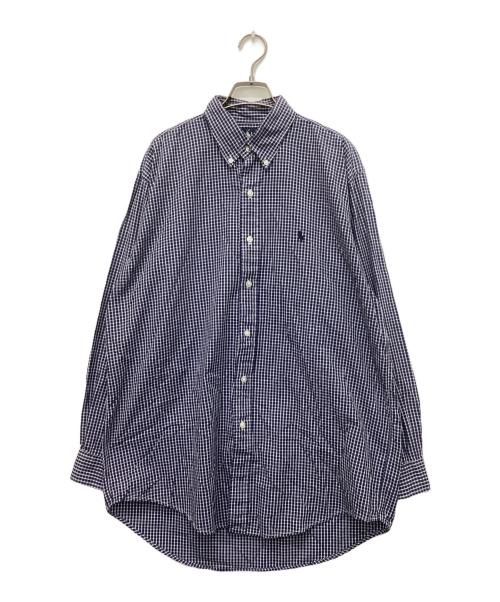 POLO RALPH LAUREN（ポロ・ラルフローレン）POLO RALPH LAUREN (ポロ・ラルフローレン) 長袖シャツ ネイビー サイズ:Lの古着・服飾アイテム