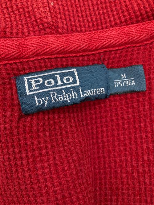 POLO RALPH LAUREN（ポロ・ラルフローレン）POLO RALPH LAUREN (ポロ・ラルフローレン) チェック柄ジップパーカー レッド サイズ:Mの古着・服飾アイテム