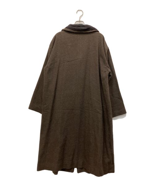 pas de calais（パドカレ）pas de calais (パドカレ) ウールコート ブラウン サイズ:36の古着・服飾アイテム