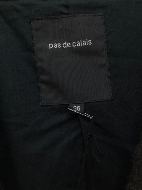 pas de calais（パドカレ）pas de calais (パドカレ) ウールコート ブラウン サイズ:36の古着・服飾アイテム