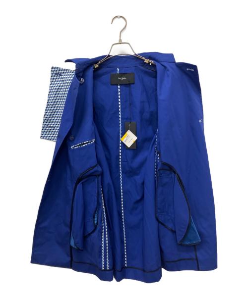 Paul Smith BLACK（ポールスミスブラック）Paul Smith BLACK (ポールスミスブラック) トレンチコート ブルー サイズ:38の古着・服飾アイテム