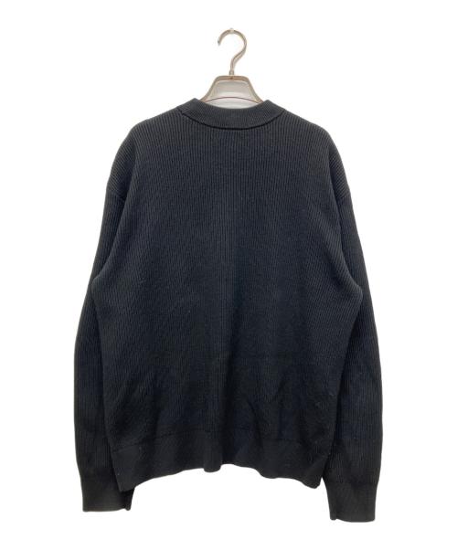 ARMANI EXCHANGE（アルマーニ エクスチェンジ）ARMANI EXCHANGE (アルマーニ エクスチェンジ) クルーネックニット ブラック サイズ:Sの古着・服飾アイテム
