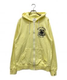 stussy（ステューシー）の古着「ジップパーカー」｜イエロー