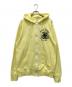 stussy（ステューシー）の古着「ジップパーカー」｜イエロー