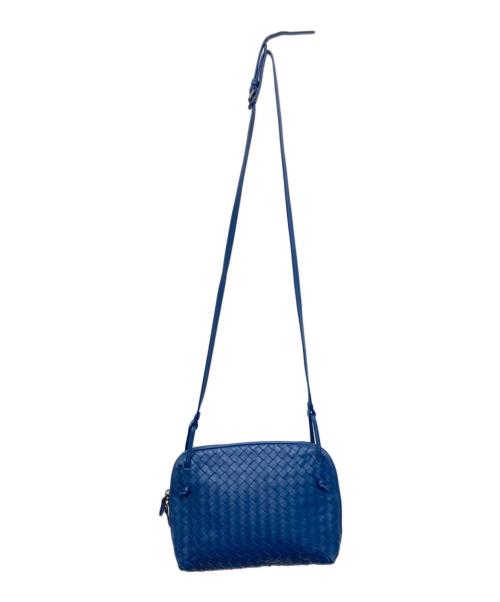 BOTTEGA VENETA（ボッテガベネタ）BOTTEGA VENETA (ボッテガベネタ) イントレチャート ノディーニ ショルダーバッグ ブルーの古着・服飾アイテム