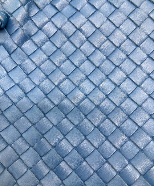BOTTEGA VENETA（ボッテガベネタ）BOTTEGA VENETA (ボッテガベネタ) イントレチャート ノディーニ ショルダーバッグ ブルーの古着・服飾アイテム