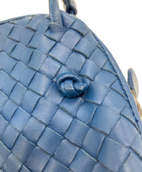 BOTTEGA VENETA（ボッテガベネタ）BOTTEGA VENETA (ボッテガベネタ) イントレチャート ノディーニ ショルダーバッグ ブルーの古着・服飾アイテム