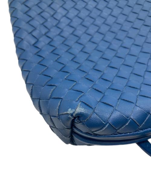 BOTTEGA VENETA（ボッテガベネタ）BOTTEGA VENETA (ボッテガベネタ) イントレチャート ノディーニ ショルダーバッグ ブルーの古着・服飾アイテム
